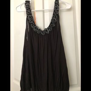 Zipper sleeveless top